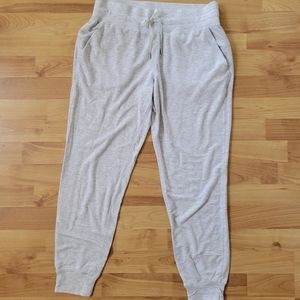 Lululemon Warm Down Jogger 8 *Soft Touch Heathered Core Ultra Light Grey